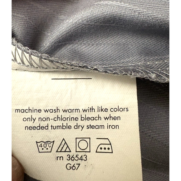 Kenneth Cole Reaction XXL 18 36-37 Wrinkle Free Gray Long Sleeves 100% Cotton - Picture 5 of 11